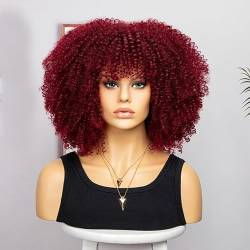 Europäische Und Amerikanische Perücken Für Frauen Mit Kurzen Lockigen Afrikanischen Haaren, Afro-Perücken von PEKNUX