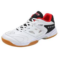 PENXZT Badminton -Schuhe Für Herren Erwachsene Innenplatzschuhe Atmungsaktiv Für Sportkürbis -Volleyball -Tennis Tischtennis,C,41 EU von PENXZT