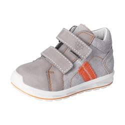 PEPINO Ricosta Jungen Stiefel LAIF,Kinder Boots,WMS:Weit,lose Einlage,Sympatex,Kinderschuhe,Klettstiefel,Booties,Graphit/orange (460),23 EU von PEPINO