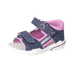 PEPINO Ricosta Mädchen Sandalen KAIA,Kinderschuhe,WMS:Mittel,Klettverschluss,Kinderschuhe,Sommerschuhe,Nautic/rosada (170),24 EU von PEPINO