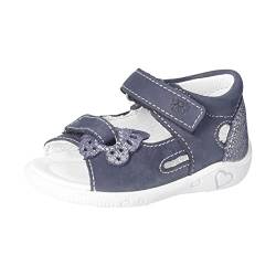 PEPINO Ricosta Mädchen Sandalen Silvi,Kinderschuhe,WMS:Mittel,Sandaletten,Klettverschluss,Kids,Kinderschuhe,Nautic (170),25 EU von PEPINO