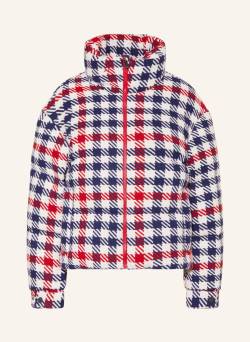 Perfect Moment Daunen-Skijacke Star Gingham weiss von PERFECT MOMENT