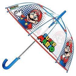 PERLETTI Super Mario Regenschirm automatische Windhaube 74 cm, bunt, único von PERLETTI