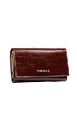 Peterson Brieftasche für Frauen Hain braun Universal von PETERSON