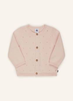 Petit Bateau Strickjacke rosa von PETIT BATEAU