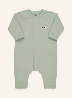 Petit Bateau Sweat-Strampler Mocassin gruen von PETIT BATEAU