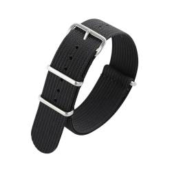 PEtbon 18/20/22mm wasserdichte, hautfreundliche Nylon-NATO-Armbänder für den Austausch von Smartwatch-Armbändern von PEtbon