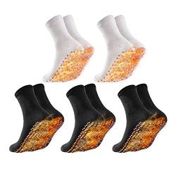 PFLYPF 5 paar kältebeständige warme Socken, selbsterwärmende Socken, formende Socken, Bodensocken, unisex warme Sportsocken, fußwärmende schweißabsorbierende Baumwollsocken, verdickte Fußwärmung von PFLYPF