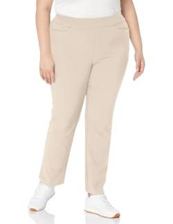 PGA TOUR Damen Hineinschlüpfen mit Bauchkontrolle (Größe X-Small-XXL) Golfhose, Schneeregen, M von PGA TOUR