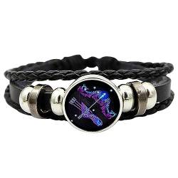 PHASZ Signs Spirit Armband – Spirit Constellation Armband | Tragbares mehrschichtiges Sternbild Lederarmband für Damen und Herren, 1, 1 Stück von PHASZ