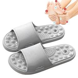 Reflexzonen-Sandalen,Leichte, weiche Massage-Fußbadeschuhe, rutschfest - Reflexzonen-Hausschuhe für Damen das ganze Jahr über, Massage-Sandalen für Damen und Herren Phasz von PHASZ