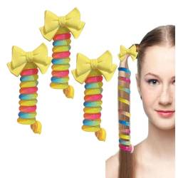 Spiral-Haargummis, Telefonkabel-Haargummis, Haargummis für dickes Haar, Telefonkabel-Haar-Accessoires mit klarer Spirale und gedrehtem Design, geeignet für alle Haartypen von PHASZ