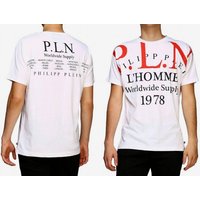 PHILIPP PLEIN T-Shirt Philipp Plein PP Mens Cult Gold Cut Shirt Round Neck P.L.N. T-Shirt Sh von PHILIPP PLEIN