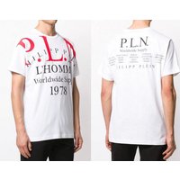 PHILIPP PLEIN T-Shirt Philipp Plein PP Mens Cult Gold Cut Shirt Round Neck P.L.N. T-Shirt Sh von PHILIPP PLEIN