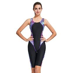 PHINIKISS Water Sports one-Piece Swimsuit Women's Sports Swimsuit Knee-Length Swimwear von PHINIKISS