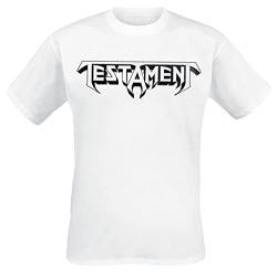 Testament Bay Area Thrash Männer T-Shirt weiß XL 100% Baumwolle Band-Merch, Bands von PHM