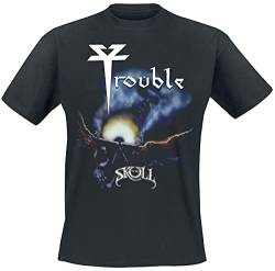 Trouble The Skull Männer T-Shirt schwarz XL 100% Baumwolle Band-Merch, Bands von PHM