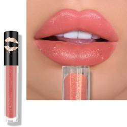 PICKX 12 Color Cream Texture Lippenstift Wasserfest. Lip Lust Creme Lipgloss. Flüssiger Lippenstift. Wasserfester Lipgloss. Langanhaltender Lipgloss. Glatte glänzende Lippe (1-10) von PICKX