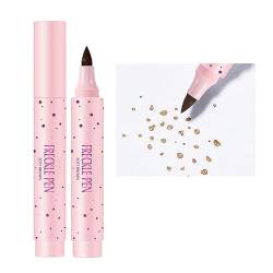 PICKX Freckle Pen Faux Freckle Pen Color Pop Freckle Pen Übernatürlich realistischer Sommersprossen-Make-up-Pinsel Fantastischer Sommersprossen-Stift Langanhaltender wasserfester weicher (soft brown) von PICKX