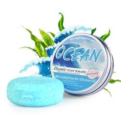 PICKX Natürliche Shampoo ätherische Ölseife, Kräuterhaarpflegeseife, die pflanzliches ätherisches Öl enthält, kann helfen, Haarausfall zu reduzieren, gesundes Haarwachstum zu fördern (ocean) von PICKX