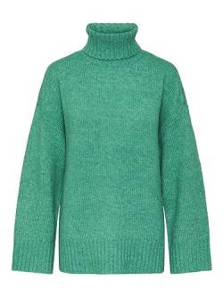 PIECES Damen Pcnancy Ls Loose Roll Neck Knit Noos Bc, Mint, XS von PIECES