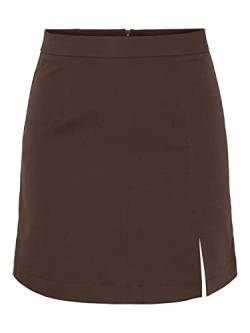 PIECES Damen Pcthelma Hw Skirt Noos Rock, Chicory Coffee, XS EU von PIECES