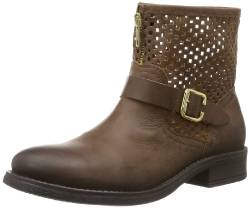 PIECES IZA Leather Cutout Boot Mocca 17053980 Damen Bootschuhe, Braun (Mocca), EU 37 von PIECES