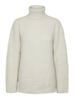 Pcnancy Ls Loose Roll Neck Knit Noos Bc von PIECES