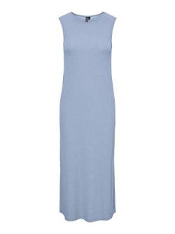 Pieces Damen Pcmibbi Sl Dress D2d Midikleid, Kentucky Blue, S EU von PIECES