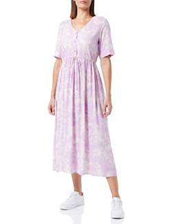 Pieces Damen Pcnya Midi Dress Bf Kleid, Lavendula/AOP:batic, S EU von PIECES