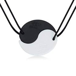 Halskette Yin Yang aus Turmalin, Schutz vor elektromagnetischen Wellen von PIERRETOILES