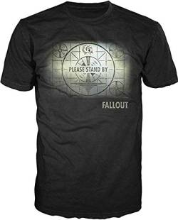 PWlZ Fallout Map Mens Blackt-T-Shirts Hemden Licensed(X-Large) von PIGRA