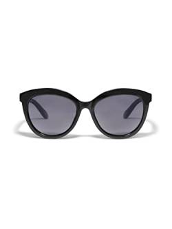 PILGRIM, MARLENE recycelte Cat-Eye-Sonnenbrille schwarz, Polarisierte Damen Sonnenbrille mit UV400 Schutz von PILGRIM