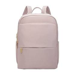 Rucksack für Damen, Laptop-Rucksack für Damen, lässiger Tagesrucksack, Umhängetasche, wasserabweisend für Reisen, Sport, Wandern Pink,14 inch von PIPOEI