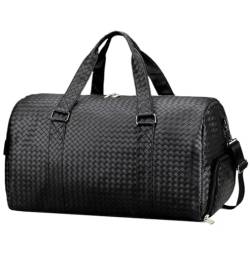 Leichte Reisetasche 18-Zoll-Reisetasche Für Damen, Weekender, Handgepäck, Schultertasche, PU-Leder, Sporttasche Sporttasche Gym (Color : B, Size : 480 * 230 * 280mm) von PIPONS