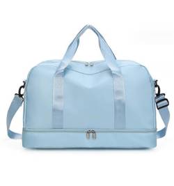 Leichte Reisetasche Weekender-Taschen Für Damen, 19-Zoll-Sport-Reisetasche Mit Mehreren Taschen Und Schuhfach Sporttasche Gym (Color : H, Size : 49 * 25 * 32cm) von PIPONS