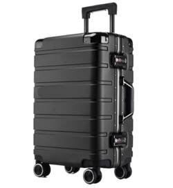 PIPONS Trolley Rollkoffer Hartschalenkoffer, Karierter Gepäckkoffer Mit Spinnerrädern Für Damen Und Herren Reisekoffer Gepäck (Color : I, Size : 22") von PIPONS