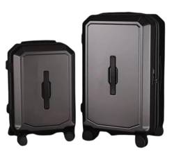 PIPONS Trolley Rollkoffer Set Mit 2 Koffern, Koffern Mit Großem Fassungsvermögen, Mehrstufigen Hebel-Gepäcksets Reisekoffer Gepäck (Color : C, Size : 20in+26in) von PIPONS