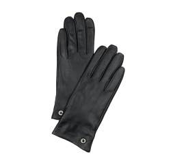 PITAS Damen Handschuhe | Leder Handschuhe Damen Winter | Hochwertige Schwarze Touchscreen Winterhandschuhe Damen | Elegante Schwarze Handschuhe (Schwarze, L) von PITAS