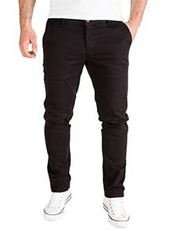 PITTMAN Derrick - Chino Herren Hose - Schwarze Hosen - Chinohosen Männer Stretch - Slim Fit Chinos, Schwarz (Black 194008), W29/L30 von PITTMAN