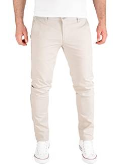 PITTMAN Derrick - Chino Hose Herren - Chinohose für Männer - Slim Fit Herrenhose - Stretch Chinohosen, Grau (Silver Lining 144501), W29/L32 von PITTMAN