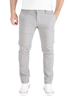 PITTMAN Derrick - Chino Hose Herren Slim Fit - Stretch Stoffhose - Männer Chinohosen - Chinohose, Grau (Wet Weather 165101), W29/L30 von PITTMAN