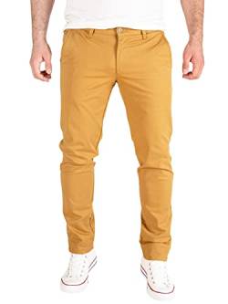 PITTMAN Derrick - Chino Hosen Slim Fit - Herren Stretch Hose - Männer Chinohose, Braun (Bistre 171036), W29/L30 von PITTMAN