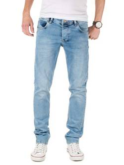 PITTMAN Jeans Herren Slim Fit Jeanshose Stretch Designer Hose, Blau (Blue Shadow 174020), W29/L32 von PITTMAN