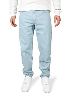 PITTMAN Titan - Denim Hose Herren - Reine Bauwoll Jeanshosen - Männer Jeans Denimhose, Blau (Dusty Blue 164010), W38/L34 von PITTMAN