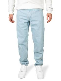 PITTMAN Titan - Jeans Hose - Jeanshose Loose Fit - Denim Baumwolljeans - Männer Jeanshose, Blau (Dusty Blue 164010), W30/L32 von PITTMAN