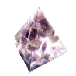 PIUHRKLEVD 5 cm natürlicher Amethyst-Kristallstein, Pyramidendekoration, Amethyst-Trommelsteine, von PIUHRKLEVD