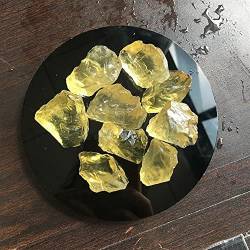 PIUHRKLEVD Home Natürlicher Citrin-Kristall, rauer Stein, gelbe Kristallsteine, Mineralien, Probe, Heimdekoration, (Size : 25-30g) von PIUHRKLEVD