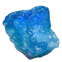 PIUHRKLEVD Natürlicher Kristall, rau, 1 Stück, wunderschöner natürlicher Meeressaphirstein, natürlicher Aquamarin-Kristall, 190 g von PIUHRKLEVD