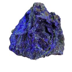 PIUHRKLEVD Natürlicher Kristall-Rohstein, 1 Stück, roher Chessylit-Rohstein, natürliche Azurit-Probe zur Dekoration (Größe: 120–180 g) (Size : 80-120g) von PIUHRKLEVD
